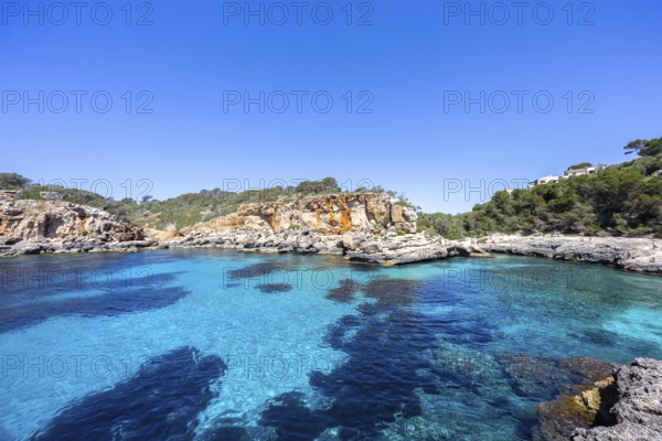 Cala S'Almonia beach on the island of Majorca in the Mediterranean Sea holiday in Cala S'Almonia, Spain