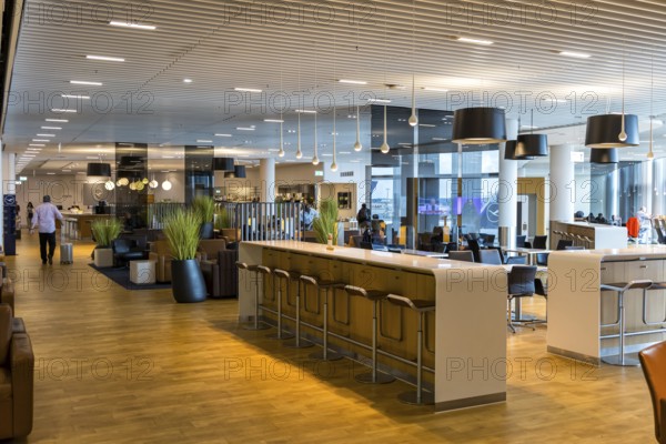 Lufthansa Senator Lounge in Terminal 1 at Frankfurt Airport, Germany