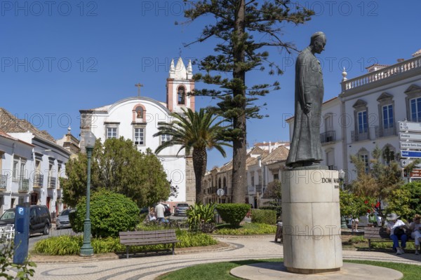 The Catholic church Igreja de Nossa Senhora da Ajuda ou de São Paulo in the old town of Tavira, at Praça Dr António Padinha, in the Algarve, Portugal