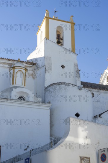 The Catholic church Igreja de Santa Maria do Castelo in the historic centre of Tavira, in the Algarve, Portugal