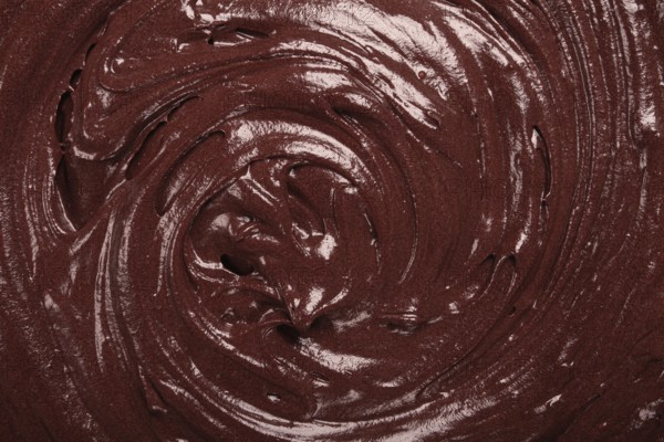 Chocolate dough, baking, structure and consistency, homemade, top view, no people