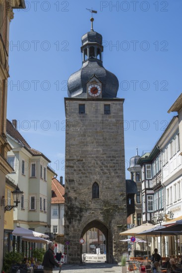 Jewish Gate, Historic City Gate, Coburg, Upper Franconia, Franconia, Bavaria, Germany