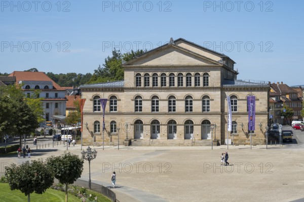 State Theatre, Schlossplatz, Coburg, Upper Franconia, Franconia, Bavaria, Germany