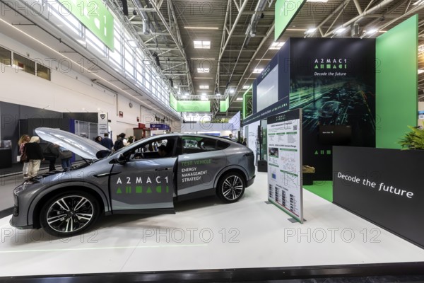 Exhibition stand A2MAC1. IAA MOBILITY in Munich. The motor show presents itself as a holistic mobility trade fair. Cars continue to take centre stage, however, and Chinese manufacturers are gaining ground. Munich, Bavaria, Germany
