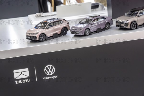 Exhibition stand of the Chinese company ZHUOYU. IAA MOBILITY in Munich. The motor show presents itself as a holistic mobility trade fair. Cars continue to take centre stage, however, and Chinese manufacturers are gaining ground. Munich, Bavaria, Germany
