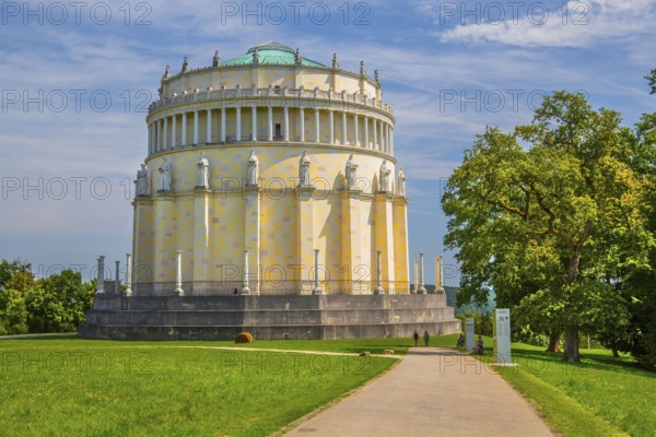 Exterior view of the Liberation Hall, Kelheim, Danube Valley, Lower Bavaria, Bavaria, Germany