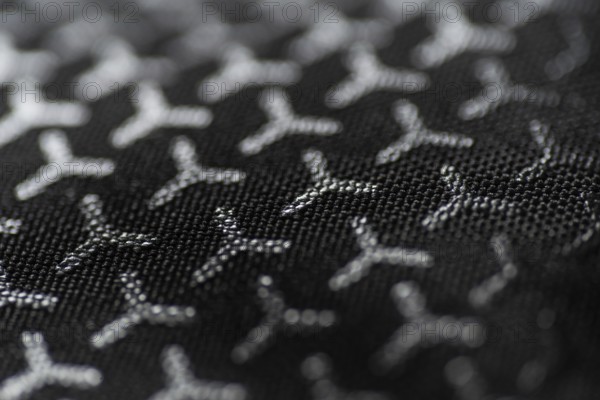 Texture, structure, black, anthracite, triangle, trident, tips, print, repetition, pattern, close-up, macro