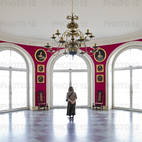 Lower Oval Hall, Old Palace, Charlottenburg Palace, Berlin, Germany