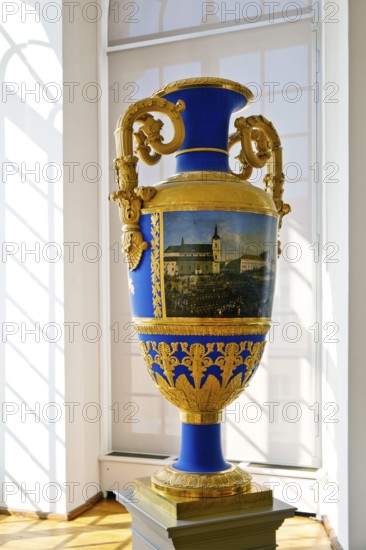 Monumental vase from the Imperial Porcelain Manufactory of St Petersburg, Charlottenburg Palace, Berlin, Germany