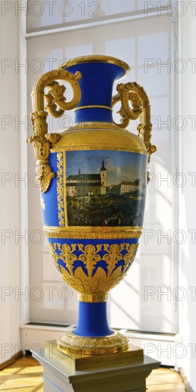Monumental vase from the Imperial Porcelain Manufactory of St Petersburg, Charlottenburg Palace, Berlin, Germany