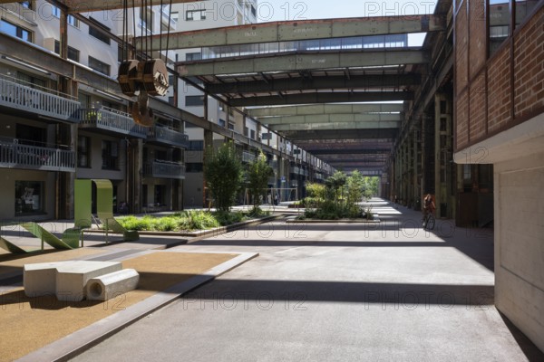 The former factory building of the Georg fisherman AG steel foundry, cultural monument, residential neighbourhood, catering, commercial space, leisure facility, Schaffhausen, Switzerland