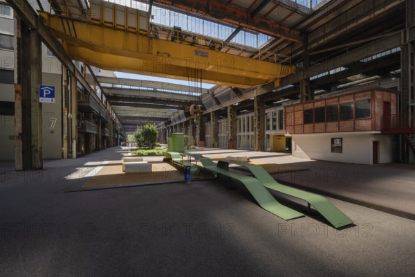 The former factory building of the Georg fisherman AG steel foundry, cultural monument, residential neighbourhood, catering, commercial space, leisure facility, Schaffhausen, Switzerland