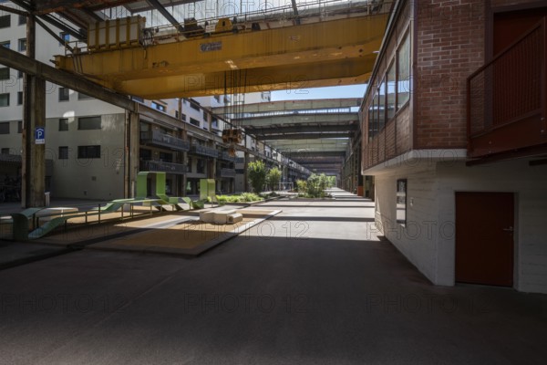 The former factory building of the Georg fisherman AG steel foundry, cultural monument, residential neighbourhood, catering, commercial space, leisure facility, Schaffhausen, Switzerland