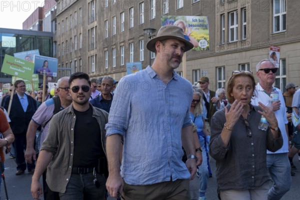 Germany, Berlin, 20/09/2025, Anti-abortion activists demonstrate in Berlin, initiated by the Bundesverband Lebensrecht, on the right: Beatrix von Storch, AfD