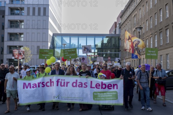 Germany, Berlin, 20/09/2025, Anti-abortion activists demonstrate in Berlin, initiated by the Federal Association for the Right to Life