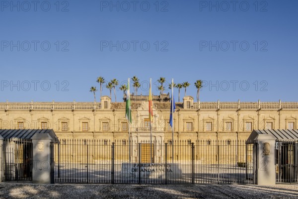 View of Andalusian parlament in Seville, Spain