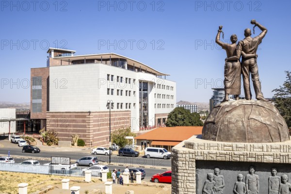 Windhoek, Namibia - 11 August, 2025: the Alte Feste is a fortress and museum
