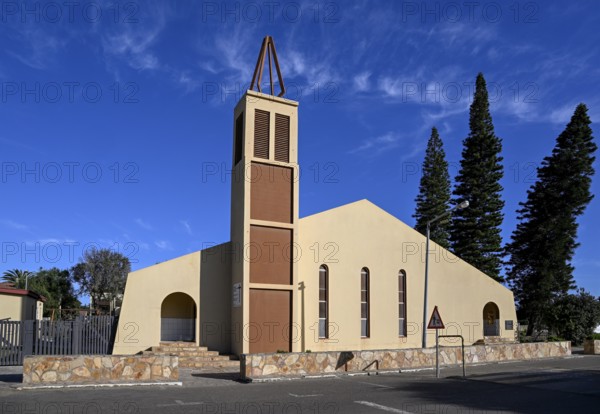 Dutch Reformed Church, Oranjemund, Diamond Sperrgebiet, Karas Region, Namibia