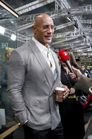 Dwayne Johnson at the premiere of THE SMASHING MACHINE, at the Zoo Palast in Berlin on 22 September 2025