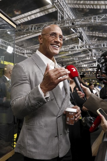 Dwayne Johnson at the premiere of THE SMASHING MACHINE, at the Zoo Palast in Berlin on 22 September 2025