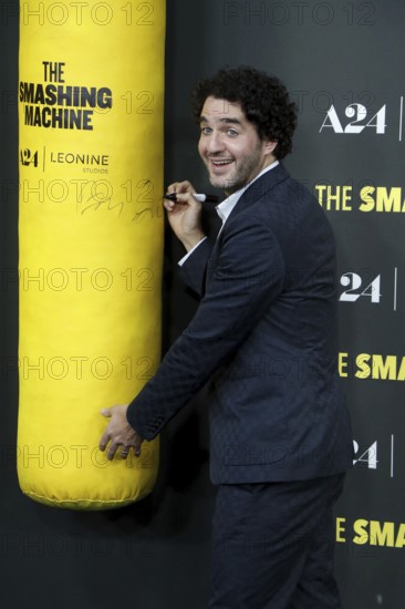 Bennie Safide at the premiere of THE SMASHING MACHINE, at the Zoo Palast in Berlin on 22/09/2025