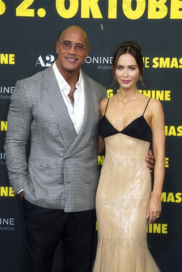 Dwayne Johnson, Emily Blunt, THE SMASHING MACHINE, Red Carpet for the German premiere at ZOO PALAST, Berlin, 22.09.2025