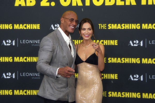 Dwayne Johnson, Emily Blunt, THE SMASHING MACHINE, Red Carpet for the German premiere at ZOO PALAST, Berlin, 22.09.2025
