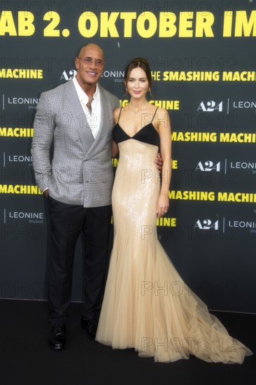 Dwayne Johnson, Emily Blunt, THE SMASHING MACHINE, Red Carpet for the German premiere at ZOO PALAST, Berlin, 22.09.2025
