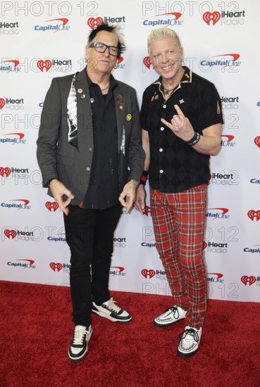 Noodles and Dexter Holland of The Offspring at the 2025 iHeartRadio Music Festival held at T-Mobile Arena in Las Vegas, USA on September 19-20, 2025, Las Vegas, NV, USA, Las Vegas, Nevada, USA