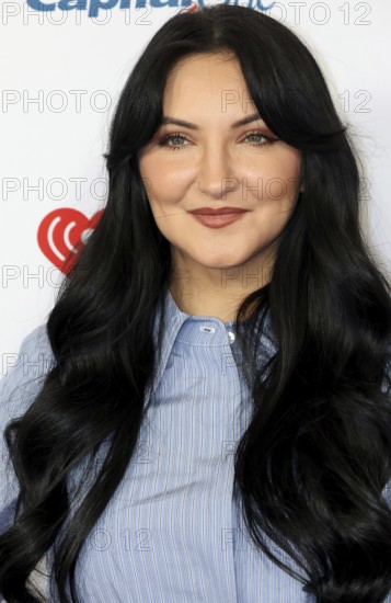 Julia Michaels at the 2025 iHeartRadio Music Festival held at T-Mobile Arena in Las Vegas, USA on September 19-20, 2025, Las Vegas, NV, USA, Las Vegas, Nevada, USA
