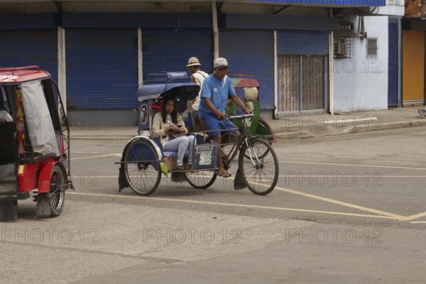 Bicycle city San Carlos, bicycle taxi, taxi, bicycle, public transport, mobility, service, transport, Negros Occidental, Philippines