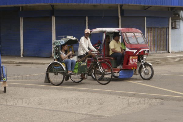 Bicycle city San Carlos, bicycle taxi, taxi, bicycle, public transport, mobility, service, transport, Negros Occidental, Philippines