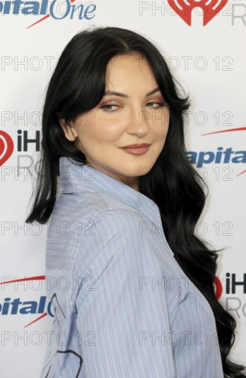 Julia Michaels at the 2025 iHeartRadio Music Festival held at T-Mobile Arena in Las Vegas, USA on September 19-20, 2025, Las Vegas, NV, USA, Las Vegas, Nevada, USA
