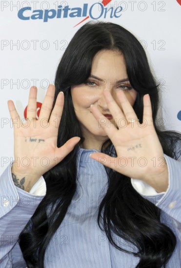 Julia Michaels at the 2025 iHeartRadio Music Festival held at T-Mobile Arena in Las Vegas, USA on September 19-20, 2025, Las Vegas, NV, USA, Las Vegas, Nevada, USA
