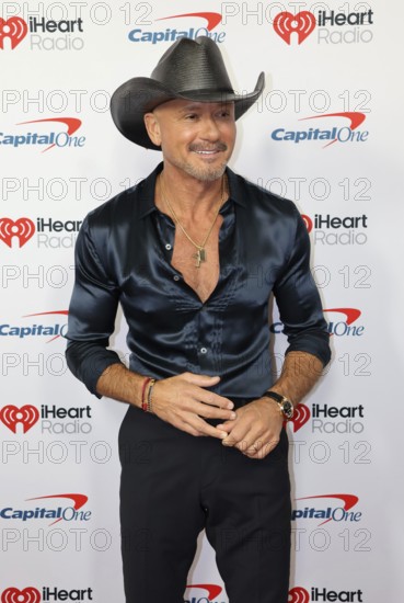 Tim McGraw at the 2025 iHeartRadio Music Festival held at T-Mobile Arena in Las Vegas, USA on September 19-20, 2025, Las Vegas, NV, USA, Las Vegas, Nevada, USA
