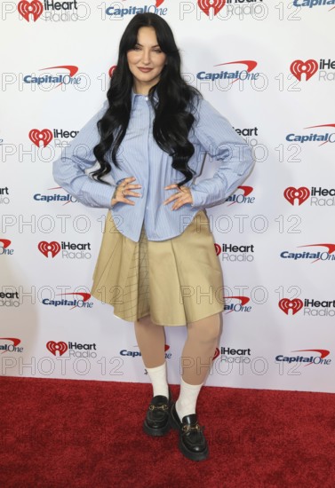 Julia Michaels at the 2025 iHeartRadio Music Festival held at T-Mobile Arena in Las Vegas, USA on September 19-20, 2025, Las Vegas, NV, USA, Las Vegas, Nevada, USA