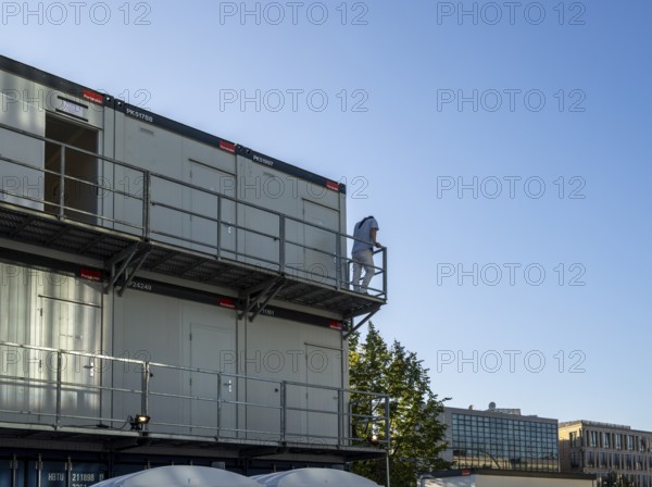 Bauhaus Archive construction site, at the open day, Klingelhöferstraße, Berlin, Germany