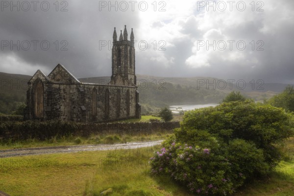Church ruins, Dunlewy church, County Donegal, Ireland