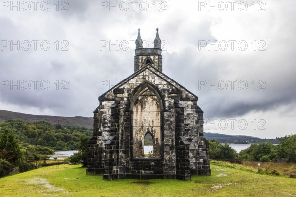 Church ruins, Dunlewy church, County Donegal, Ireland