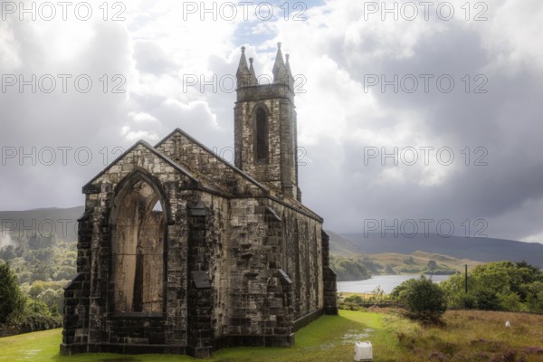 Church ruins, Dunlewy church, County Donegal, Ireland