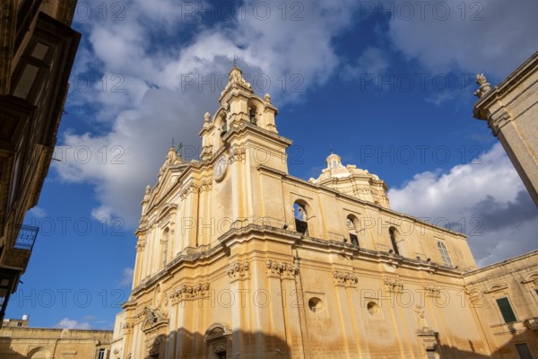 Amazing historic Church in Marsaxlokk, Malta on a Sunny Day