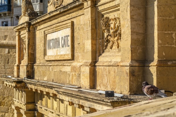 Victoria Gate, one of the entrances to La Valletta historic old town, capital city of Malta
