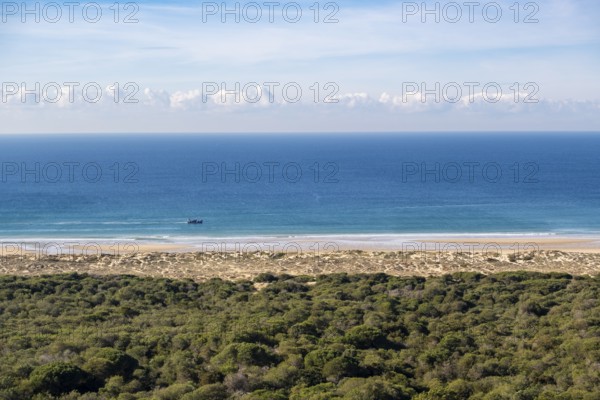 Amazing, Aerial View of Caparica Coast, Portugal