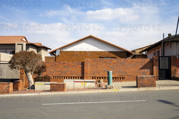 Nelson Mandela's House - a historic house in Soweto, a symbol of the struggle against apartheid, South Africa
