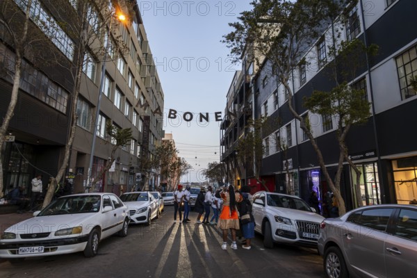 Evening vibes in Maboneng, Johannesburg — a creative hub where street art, culture, food, and people come together in one of South Africa's, 9 august 2025, most vibrant neighborhoods, 9 August 2025