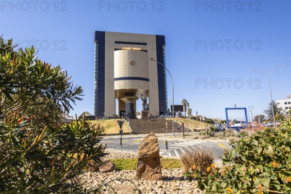 The Independence Memorial Museum in Windhoek, Namibia August 9, 2025: honors Dr. Sam Nujoma and the country's journey to independence