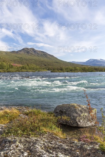 River Sjoa in Jotunheimen National Park, Tessanden, Innlandet, Norway