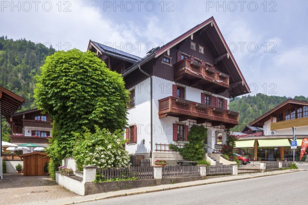 House, Reit im Winkl, Chiemgau, Upper Bavaria, Bavaria, Germany