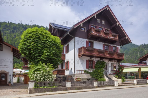 House, Reit im Winkl, Chiemgau, Upper Bavaria, Bavaria, Germany