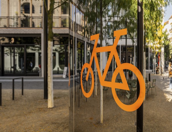 Bicycle car park, inner courtyard, Am Tacheles, Oranienburger Straße, Berlin, Germany